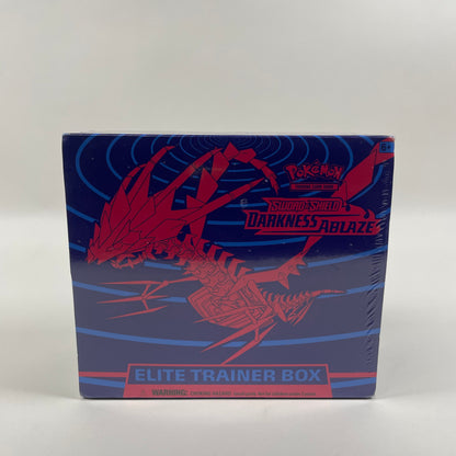 New Pokémon TCG Sword & Shield Darkness Ablaze Elite Trainer Box