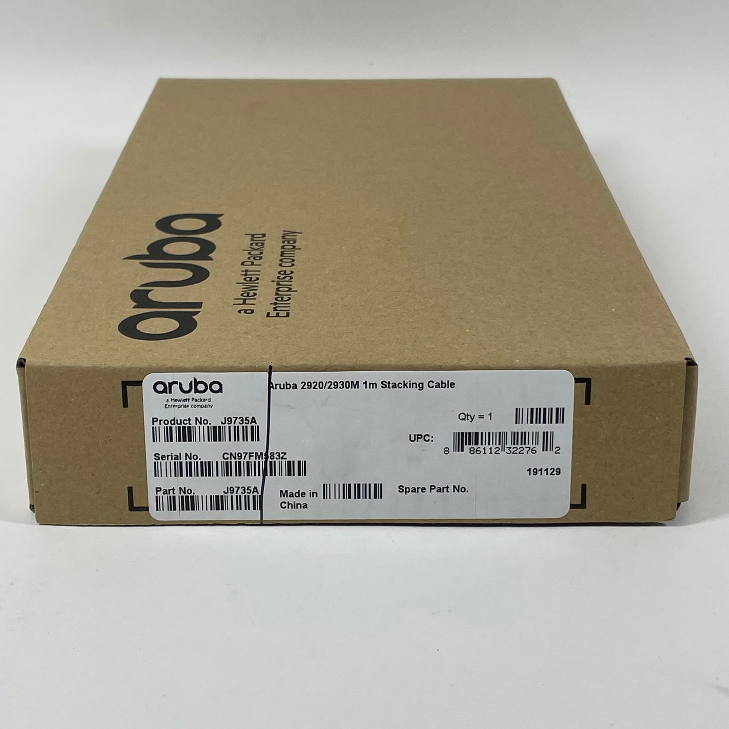 New HPE Aruba 2920/2930M 1M Stacking Cable 2-Port 1m Stacking Cable J9735A