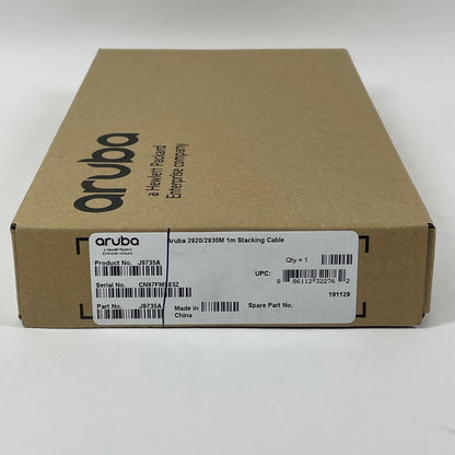 New HPE Aruba 2920/2930M 1M Stacking Cable 2-Port 1m Stacking Cable J9735A