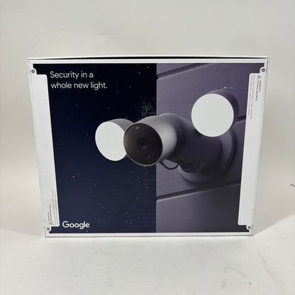 New Google Nest Cam with Floodlight Smart Outdoor Security Camera GA02411-US