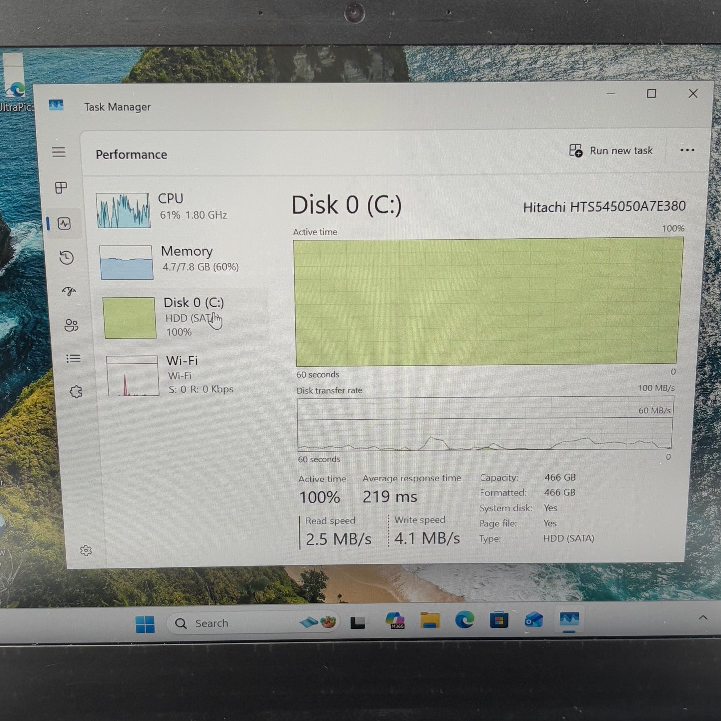 Lenovo T470 T470P 14" i5-6300U 2.4GHz 8GB RAM 500GB SSD