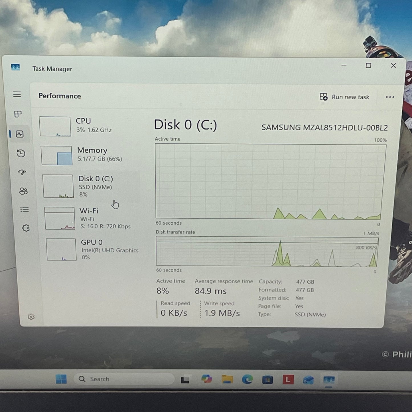 Lenovo IdeaPad 1 15IAU7 15.6" i5-1235U 1.3GHz 8GB RAM 512GB SSD
