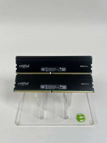 Micron Crucial DDR4 Pro 64GB (2x32GB) RAM DDR4 3200MHz CP32G4DFRA32A.C16FF