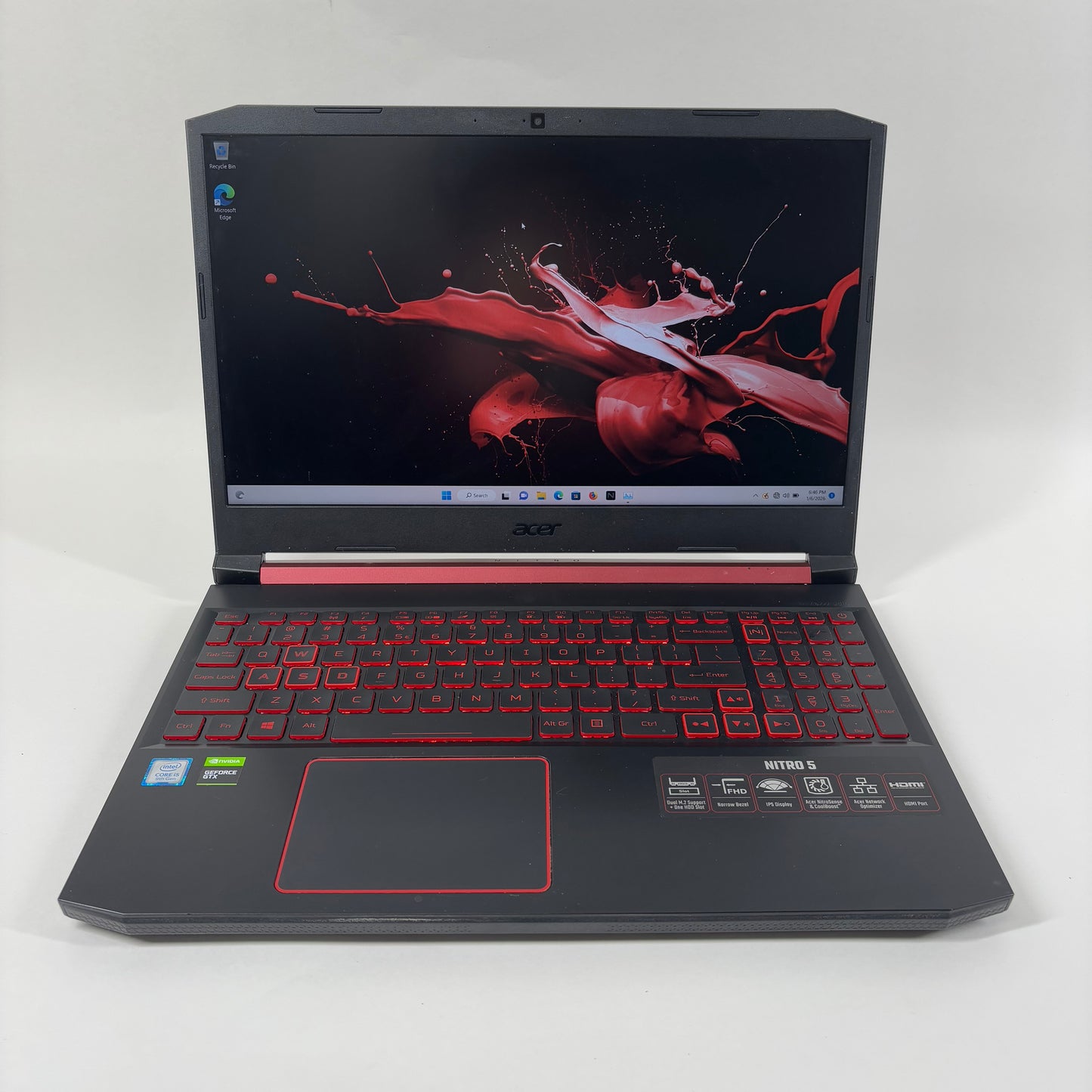 Acer Nitro N18C3 AN515‑54 15.6" i3-9300H 2.4GHz 8GB RAM 256GB SSD