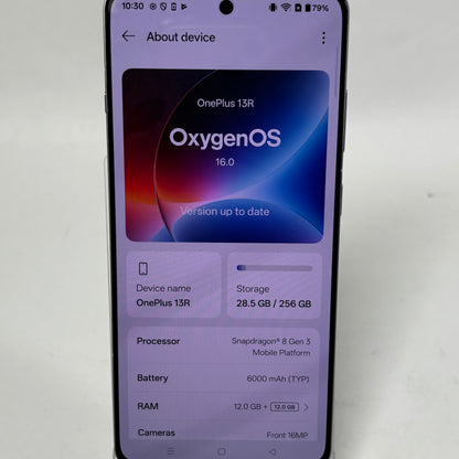 Factory Unlocked OnePlus 13R 256GB 16.0 Silver CPH2647