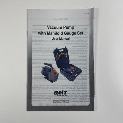 Orion Motor Tech Combo 3 Set Vacuum Pump with Manifold Gauge Set