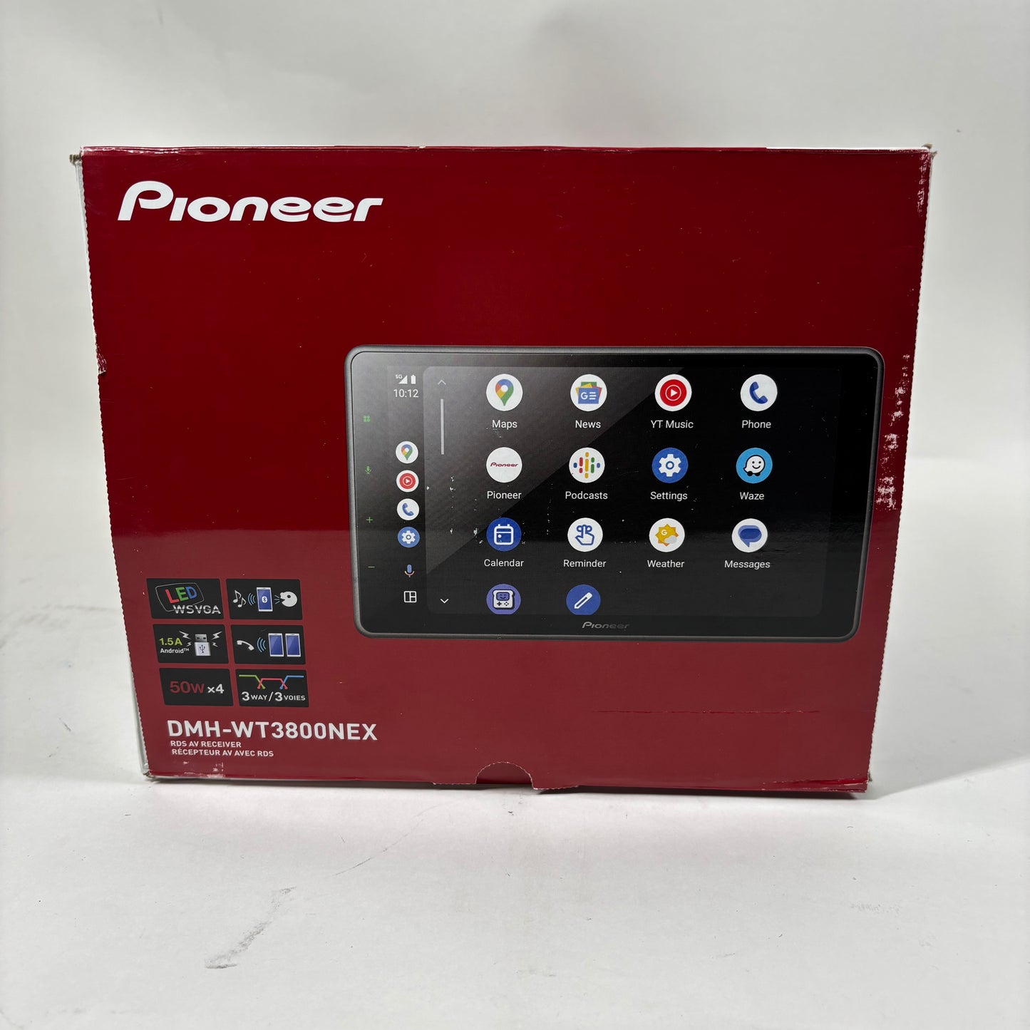 New Pioneer DMH-WT3800NEX Touchscreen Digital Media Receiver for Cars WT3800NEX