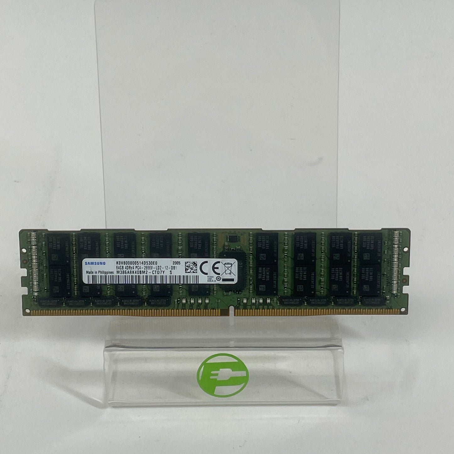 Samsung Server Memory LRDIMM 4DRx4 64GB (1x64GB) PC4 2666MHz M386A8K40BM2-CTD7Y