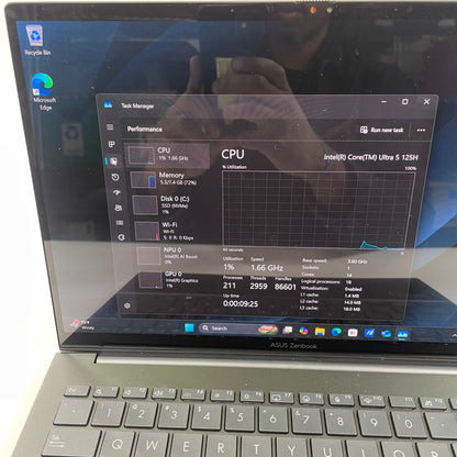 Asus Zenbook 14 Q415M 14" Core Ultra 5 125H 1.2GHz 8GB RAM 512GB SSD