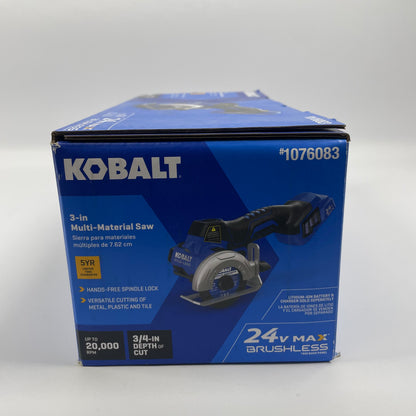 New Kobalt KMC 224B-03 24v MAX Brushless, Cordless 3-in Multi-Material Cutter