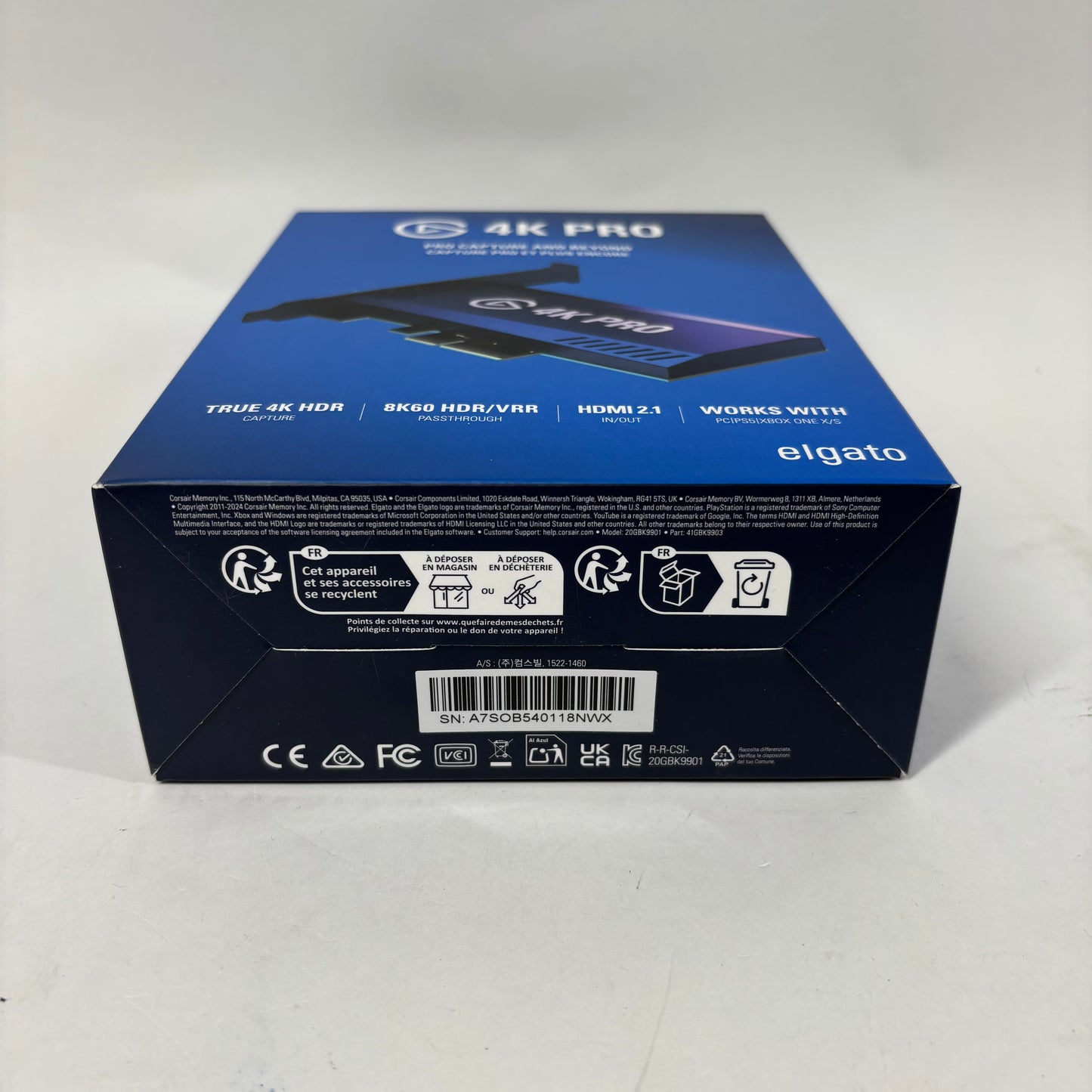 New Elgato 4K Pro High-Performance, Internal PCIe Capture Card 10GBK9901