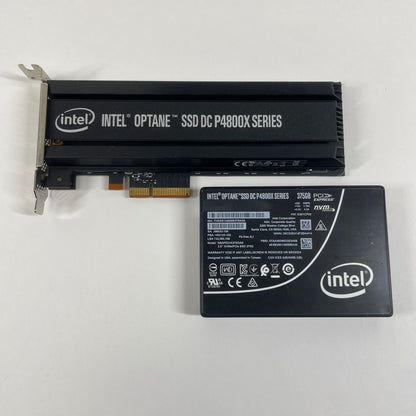 Intel 2.5" Optane DC P4800X 375GB M.2 NVMe Gen 3.0 x 4 SSD SSDPE21K375GAK