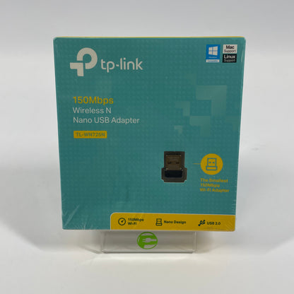 New tp-link N150 Ultra-Compact USB Wi-Fi Adapter TL-WN725N(US)