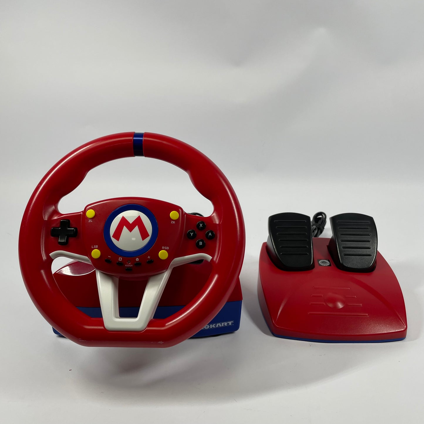 Nintendo Hori Wired Steering Wheel & Foot Pedal Set NSW-204