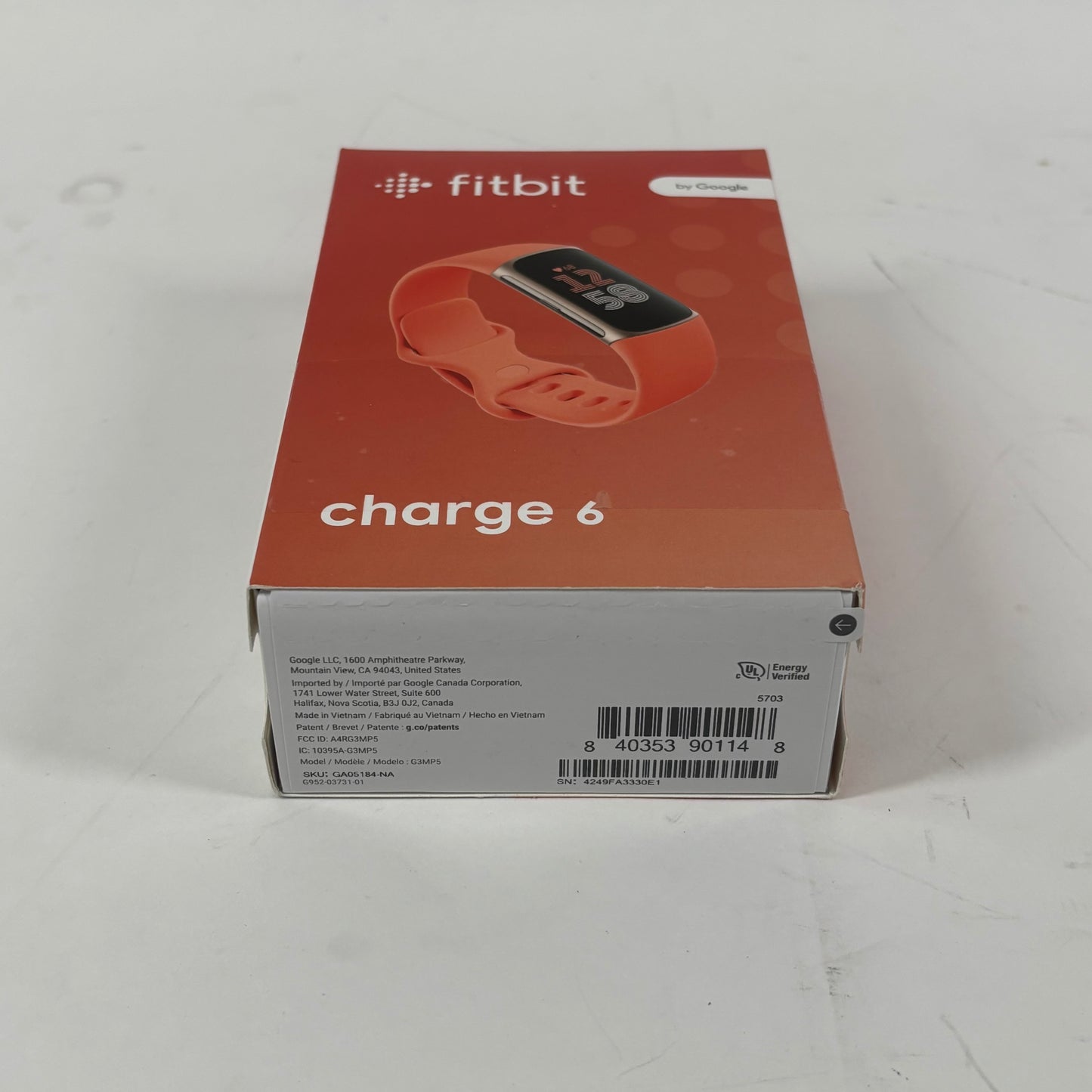 New Fitbit Charge 6 40mm GA05184-NA