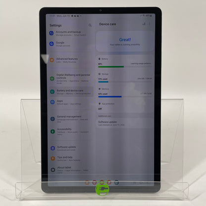 WiFi Only Samsung Galaxy Tab S6 10.5" 128GB Space Gray SM-T860