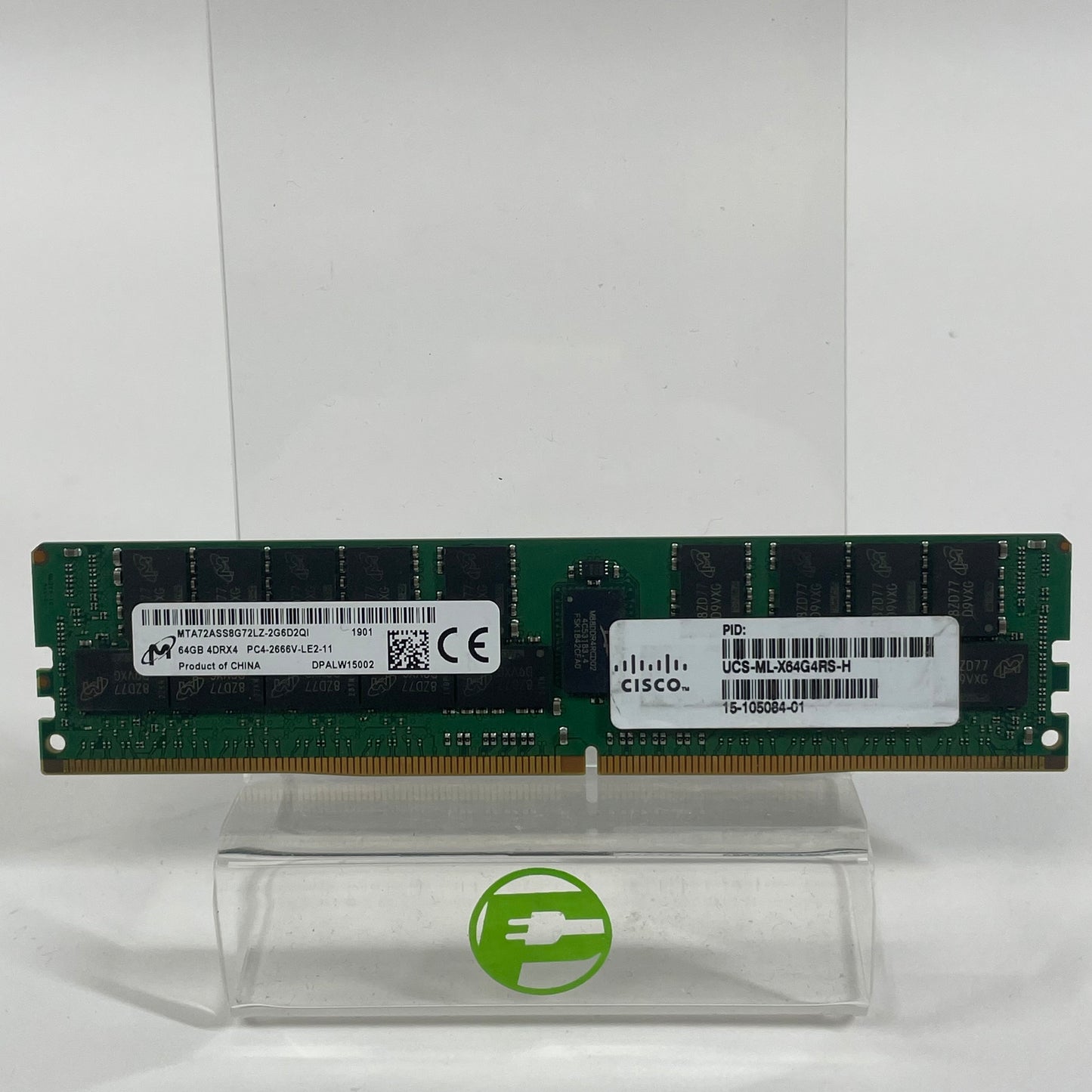 Micron 64GB 4DRx4 (1x64GB) RAM DDR4 2666MHz LE2-11 MTA72ASS8G72LZ