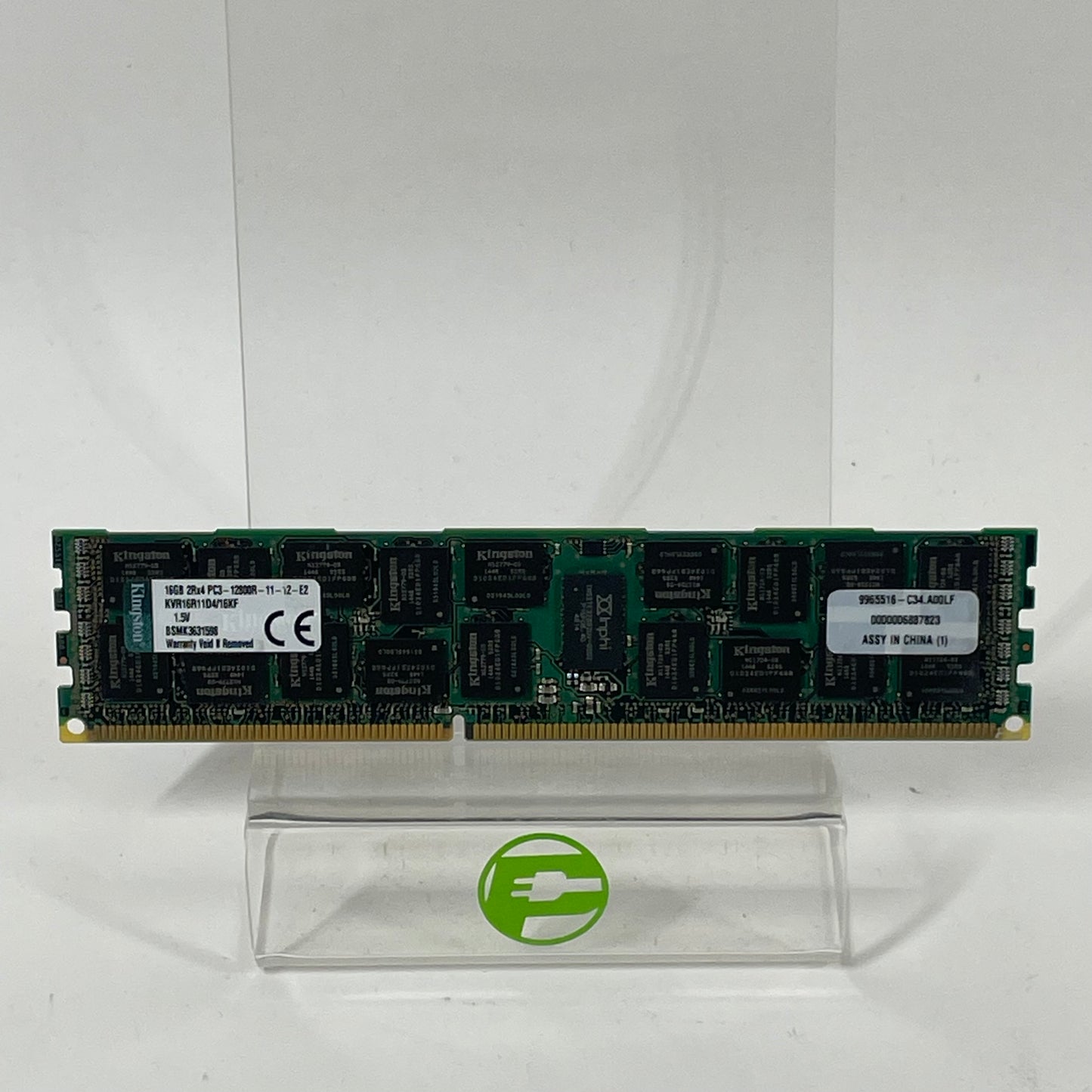 Kingston Server Memory 16GB 2Rx4 PC3-12800R KVR16R11D4/16KF Lot of 10
