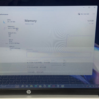 HP Laptop 17-CN0157NR 17.3" i3-1115G4 3.0GHz 12GB RAM 500GB SSD Intel UHD