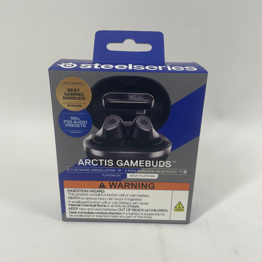 New Steelseries Arctis Gamebuds Active Noise Cancellation Gamebuds Black 61706