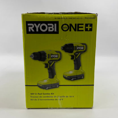 New Ryobi PCL1200K2 18V ONE+ 2-Tool Combo Kit