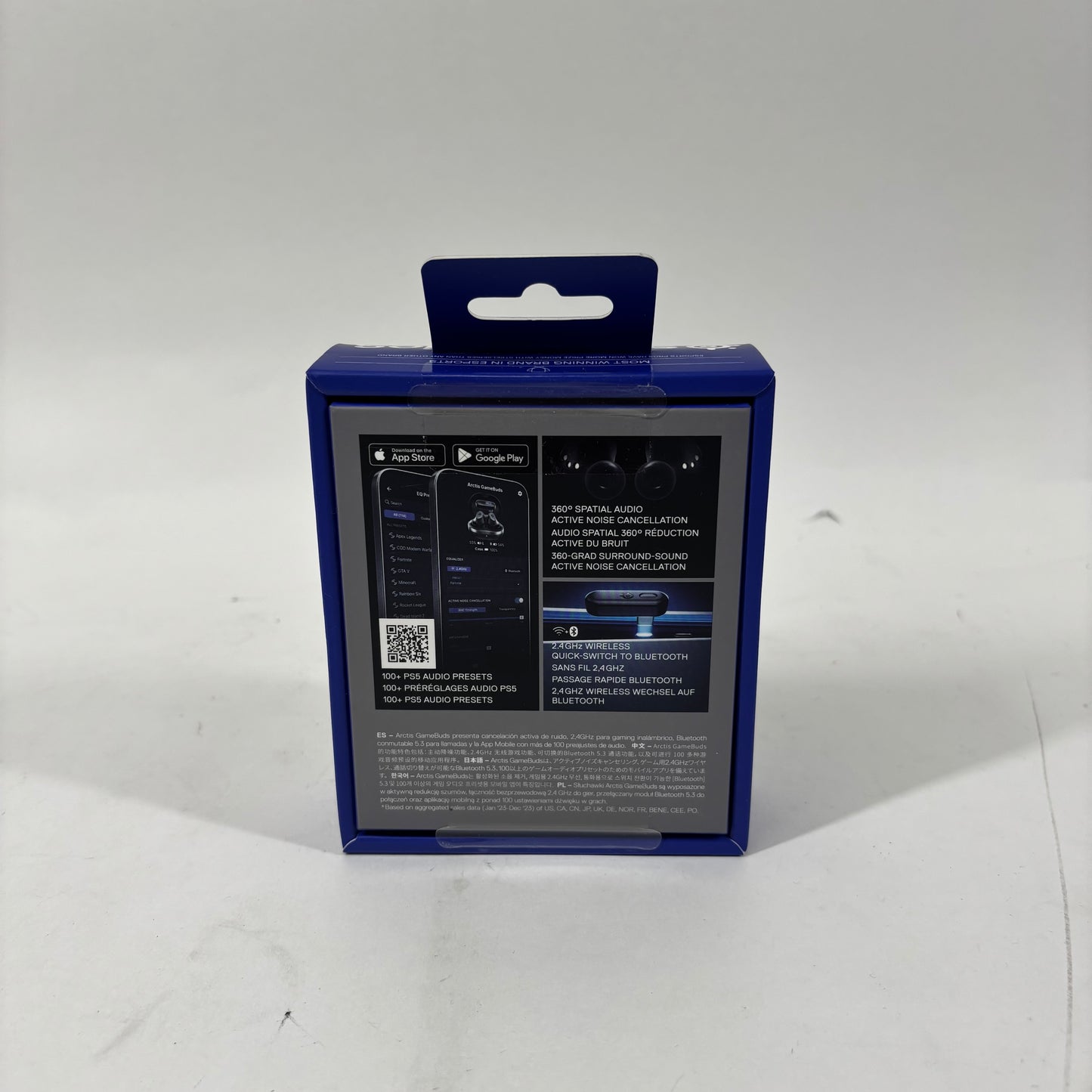 New Steelseries Arctis Gamebuds Wireless Active Noise Canceling Earbuds Black