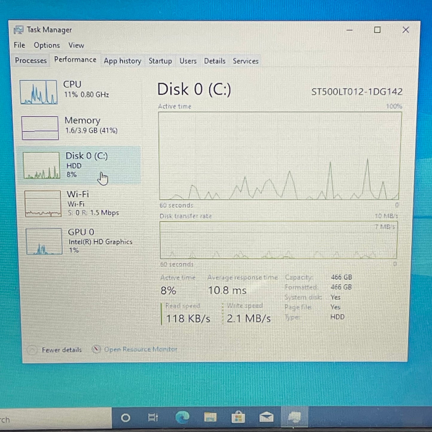 Acer Aspire E 15 ES-531-C01E 15.6" Celeron 2957U 1.4GHz 4GB RAM 500GB HDD