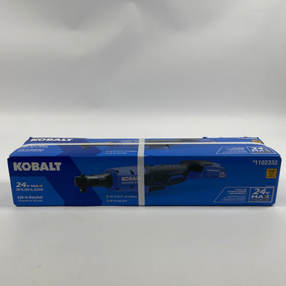 New Kobalt KRW 224B-03 24v MAX Brushless, Cordless, 3-8in Drive Ratchet Wrench