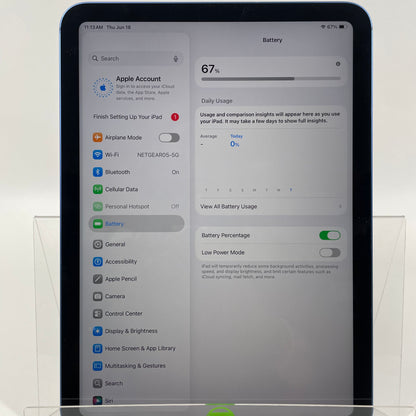 Unlocked Apple iPad 10th Gen 64GB Blue MQ6K3LL/A