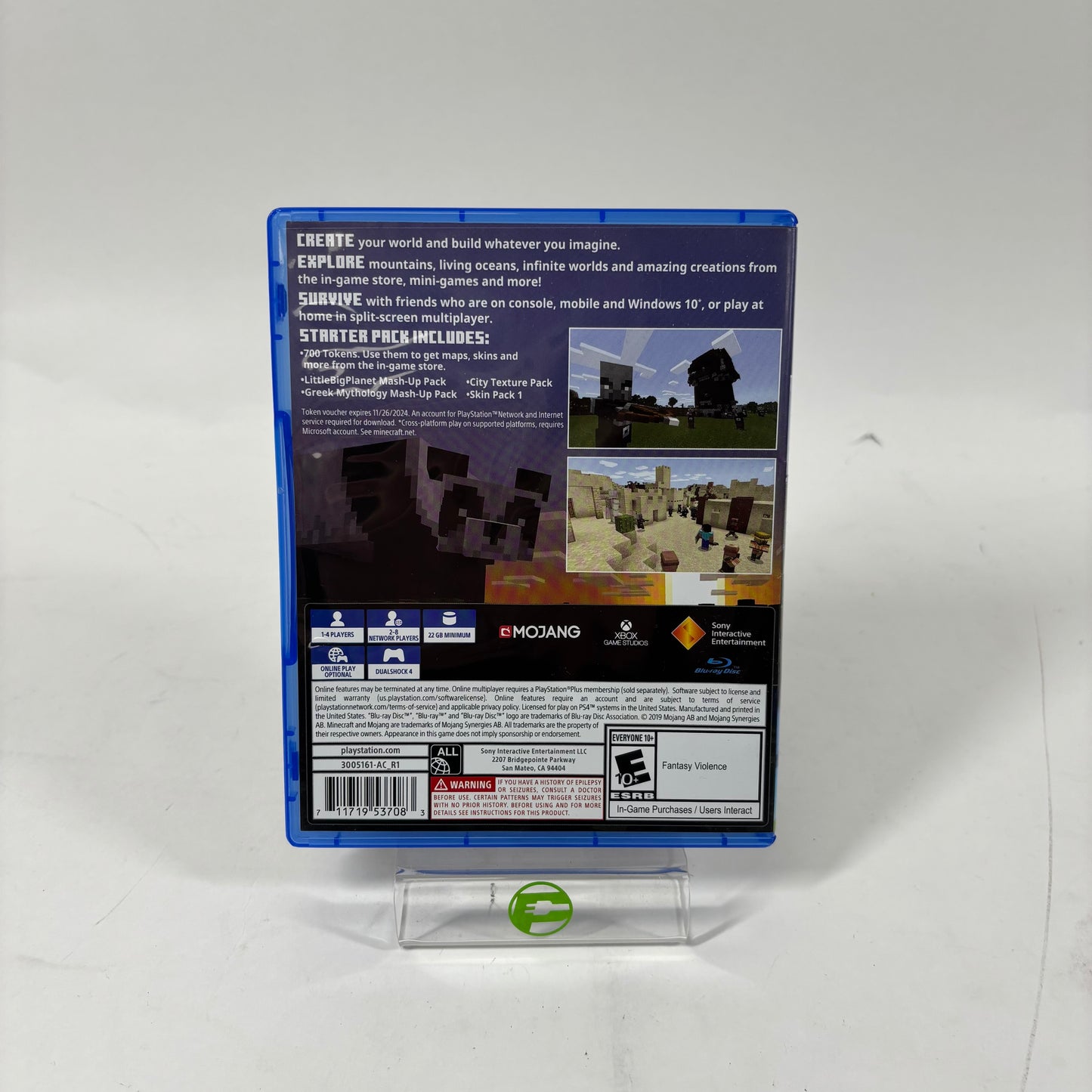 Minecraft Starter Collection (Sony PlayStation 4 PS4, 2019)