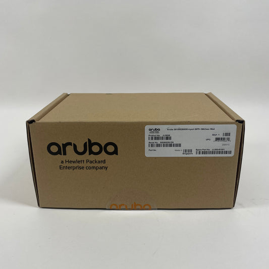 New HPE Aruba 3810M/2930M 4-Port SFP+ MA Csec Mod Card JL083A