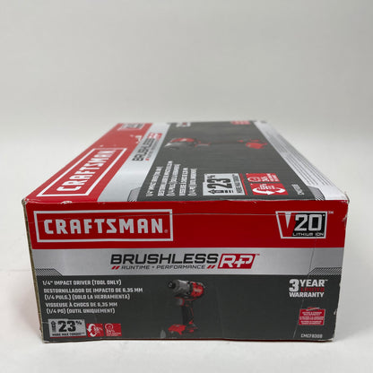 New Craftsman CMCF830B 20V 1/4" Impact Driver