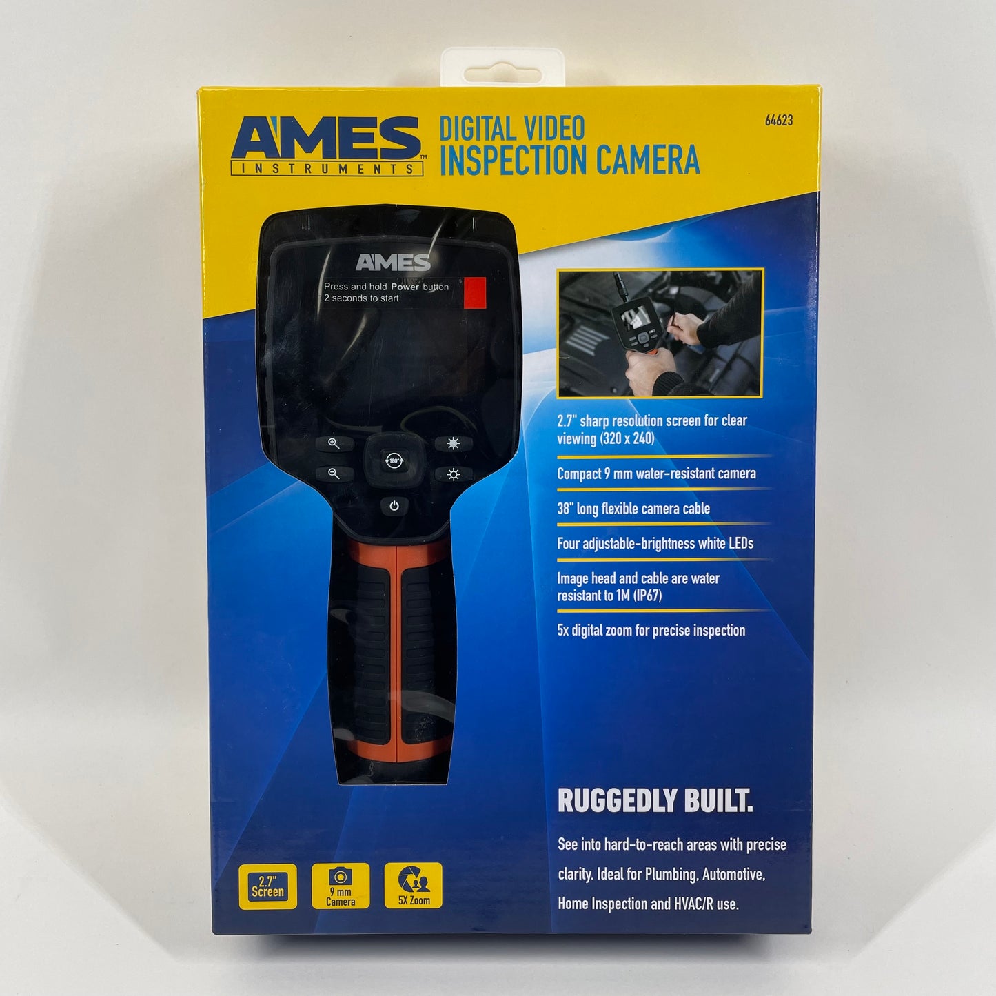 New AMES Instruments Digital Video Inspection Camera Handheld Borescope 64623