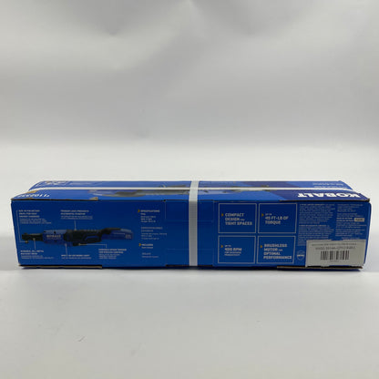 New Kobalt KRW 224B-03 24v MAX Brushless, Cordless, 3-8in Drive Ratchet Wrench