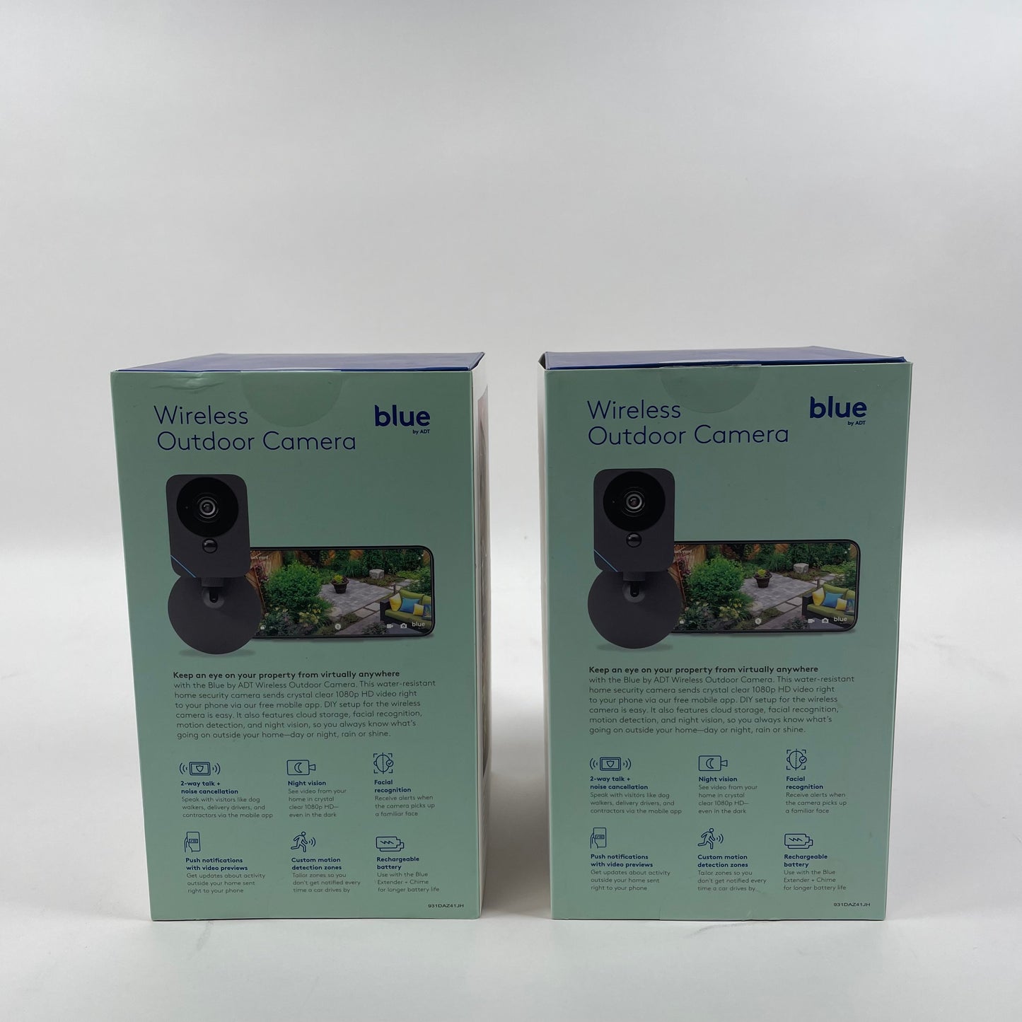 New Blue by ADT Outdoor Weather-Resistant, Wireless Security Camera SCE2R0-29