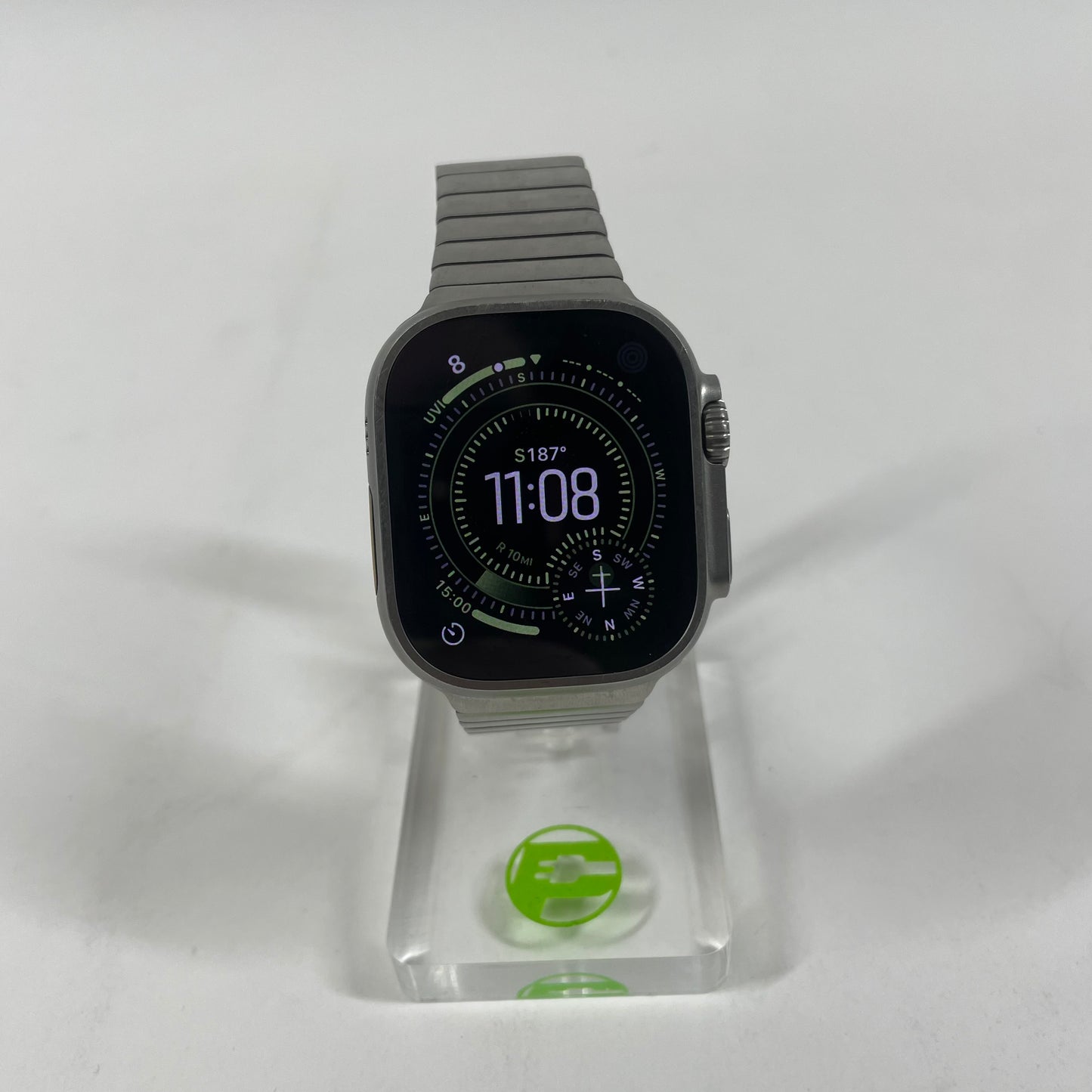 GPS Only Apple Watch Ultra 49MM Natural Titanium Natural Link Bracelet MQF53LL/A