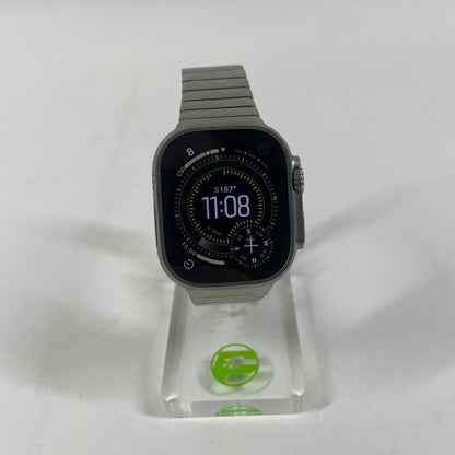 GPS Only Apple Watch Ultra 49MM Natural Titanium Natural Link Bracelet MQF53LL/A