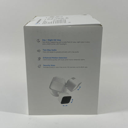 New Blink Wired Floodlight Camera LED Smart Security Camera, 2600 Lumens