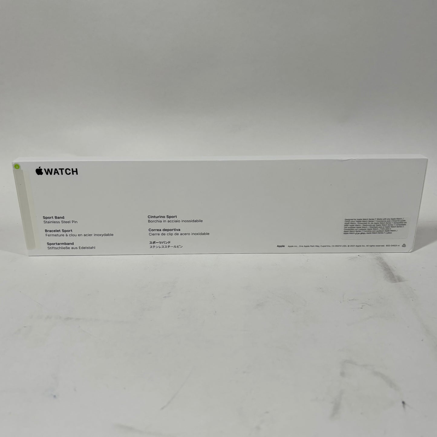 Apple Watch Series 7 41MM Graphite Stainless Steel Abyss Blue Sport Band