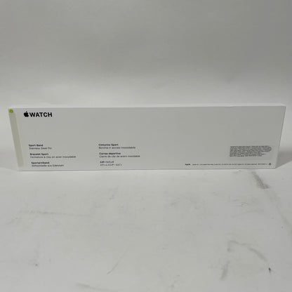 Apple Watch Series 7 41MM Graphite Stainless Steel Abyss Blue Sport Band