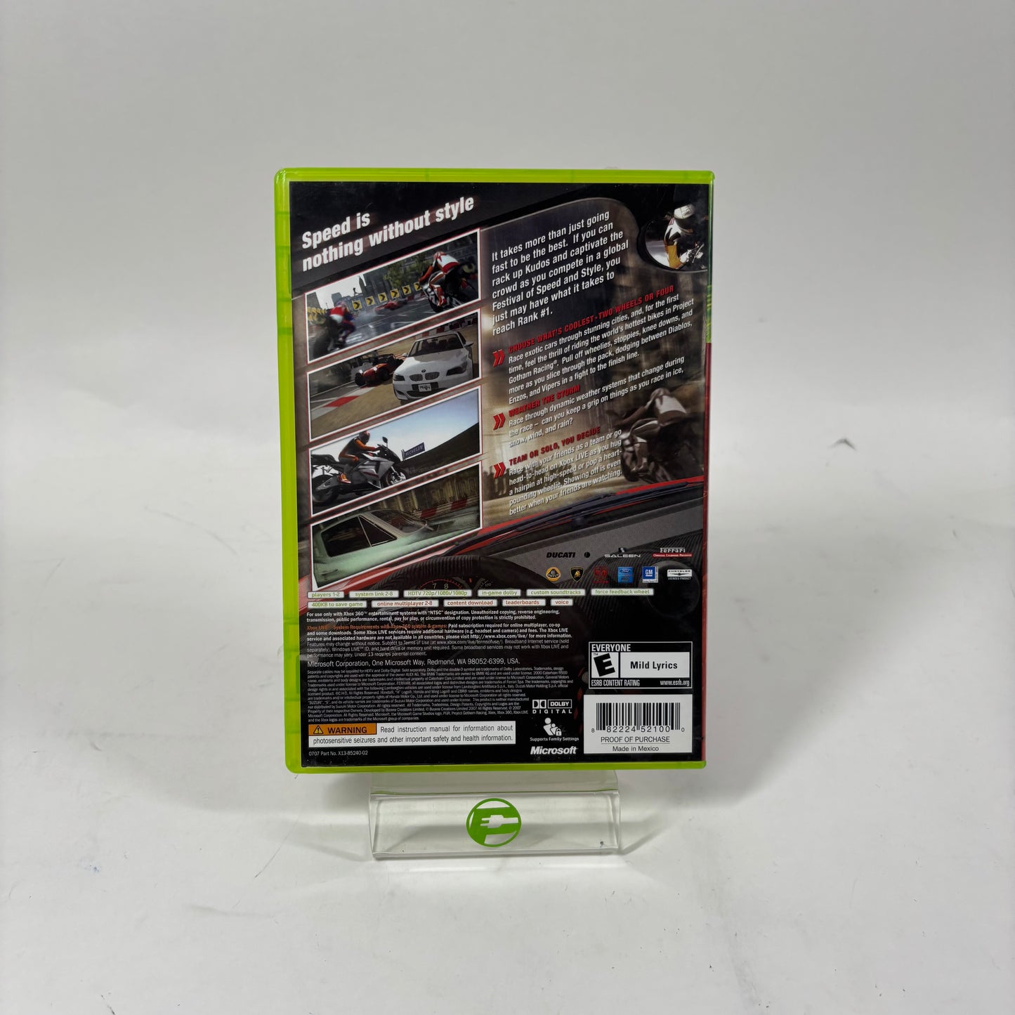 PGR 4 (Microsoft Xbox 360, 2007)