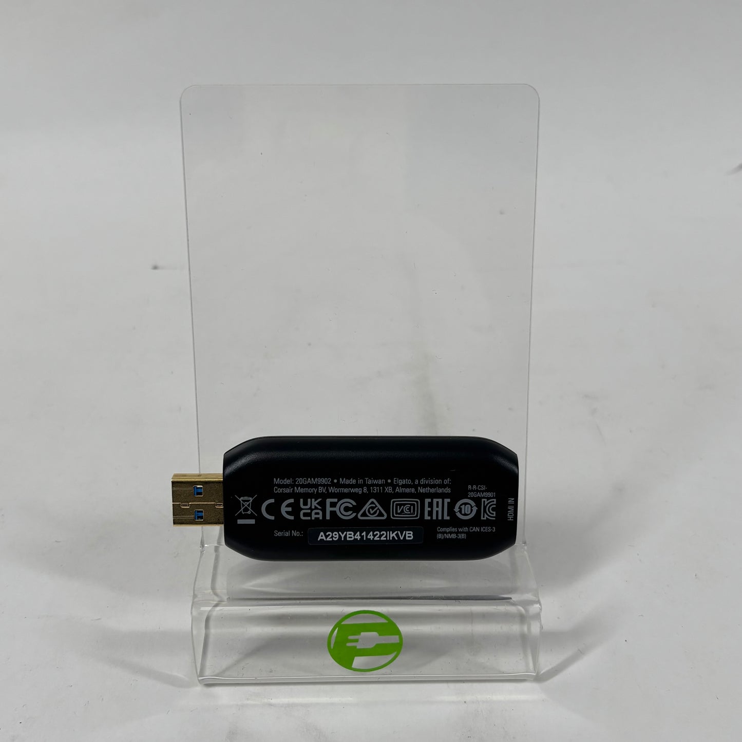 Elgato Cam Link 4K  Compact USB Capture Card 10GAM9901