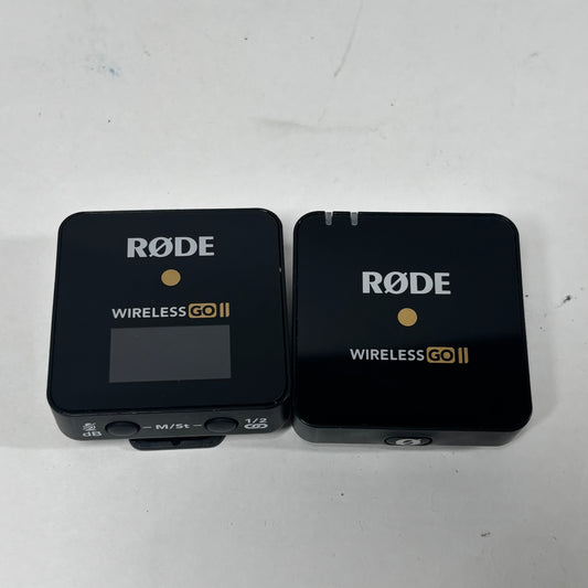Rode Wireless Go II Ultra-Compact Dual-Channel Wireless Microphone System WIGOII