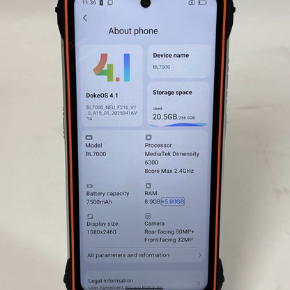 Factory Unlocked Blackview BL7000 256GB 15 Silver