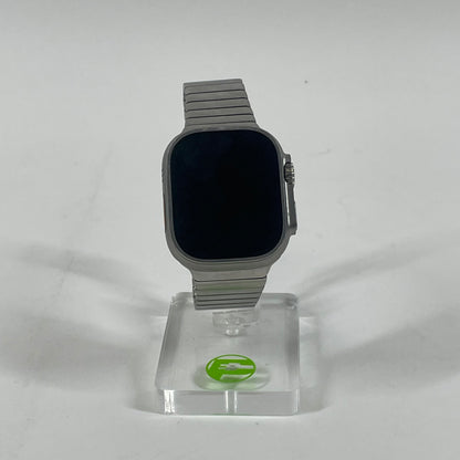 GPS Only Apple Watch Ultra 49MM Natural Titanium Natural Link Bracelet MQF53LL/A