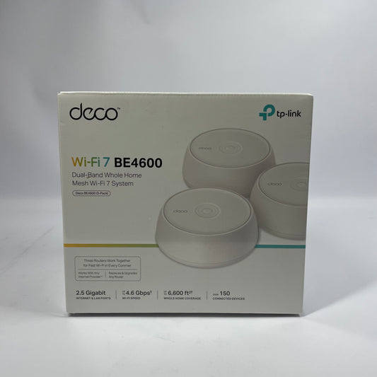 New Deco BE4600 Mesh WiFi 7 System 0100001762