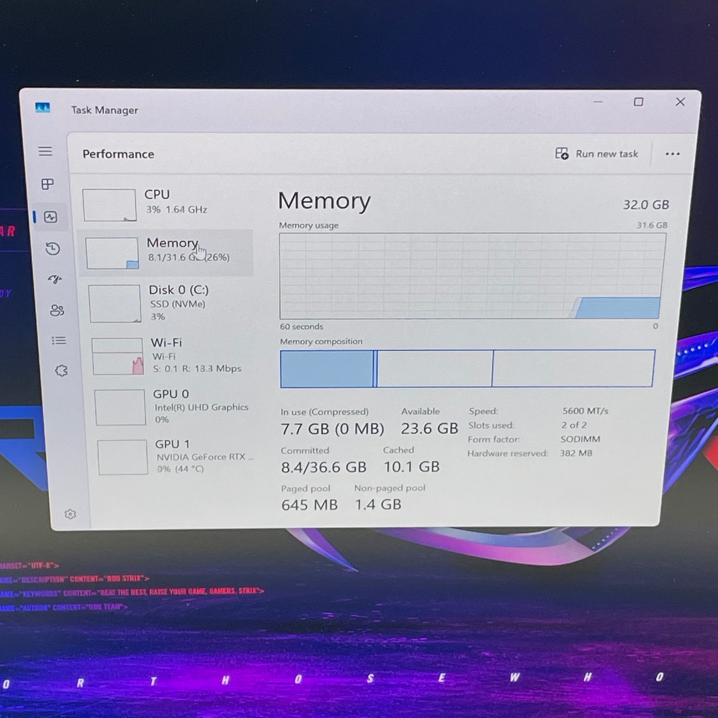 Asus ROG Strix G18 G814 18" i9-14900HX 2.2GHz 32GB RAM 2TB SSD GeForce RTX 4080