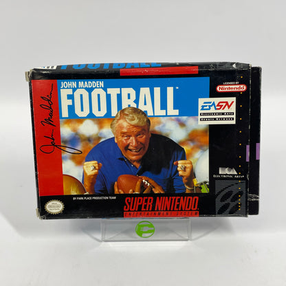 John Madden Football (Super Nintendo SNES, 1991)