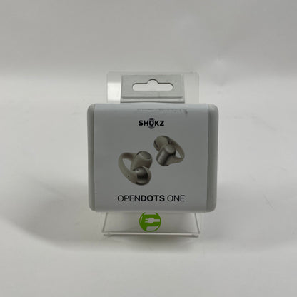 New Shokz Opendot ONE True-Wireless, Open-Ear Clip-On Earbuds Gray SHOKZE310