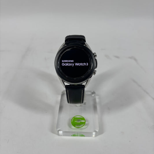 WiFi Only Samsung Galaxy Watch3 Stainless Steel Smartwatch SM-R850